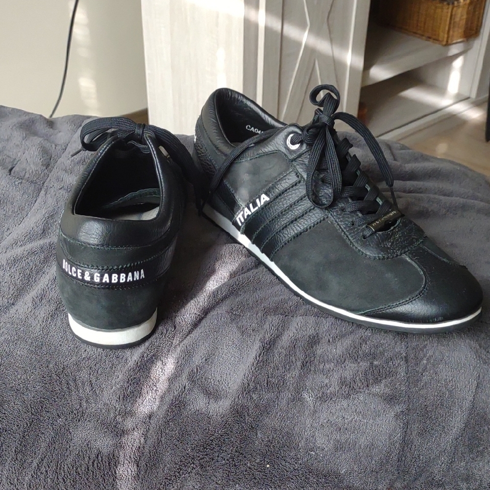Men's Black Size 10 Dolce And Gabbana Sneakers